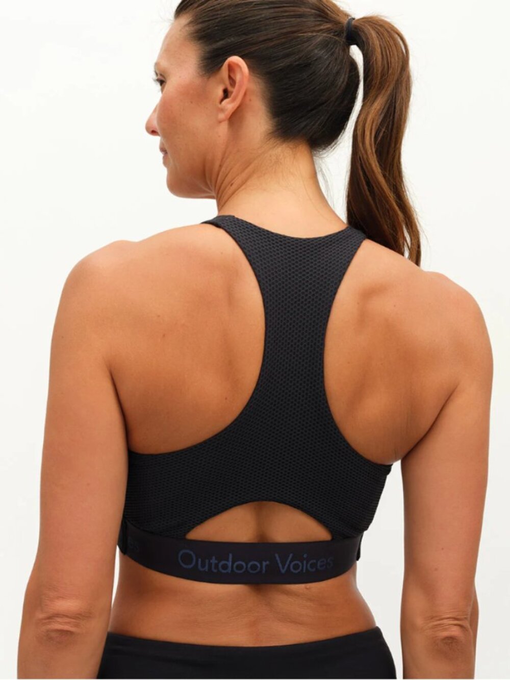 Outdoor Voices Doing Things Bra - Night Black
